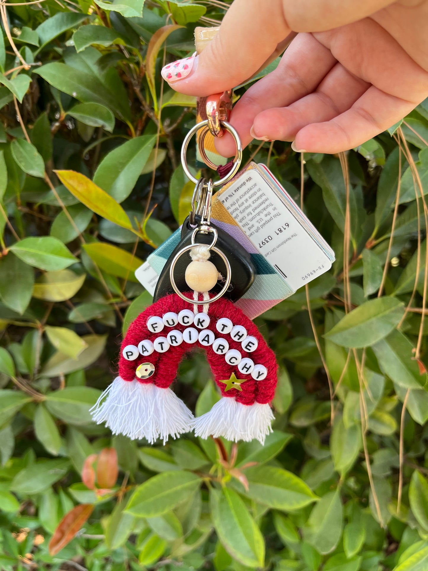 Taylor Swift Fuck the Patriarchy keychain – Everbloom By Celeste